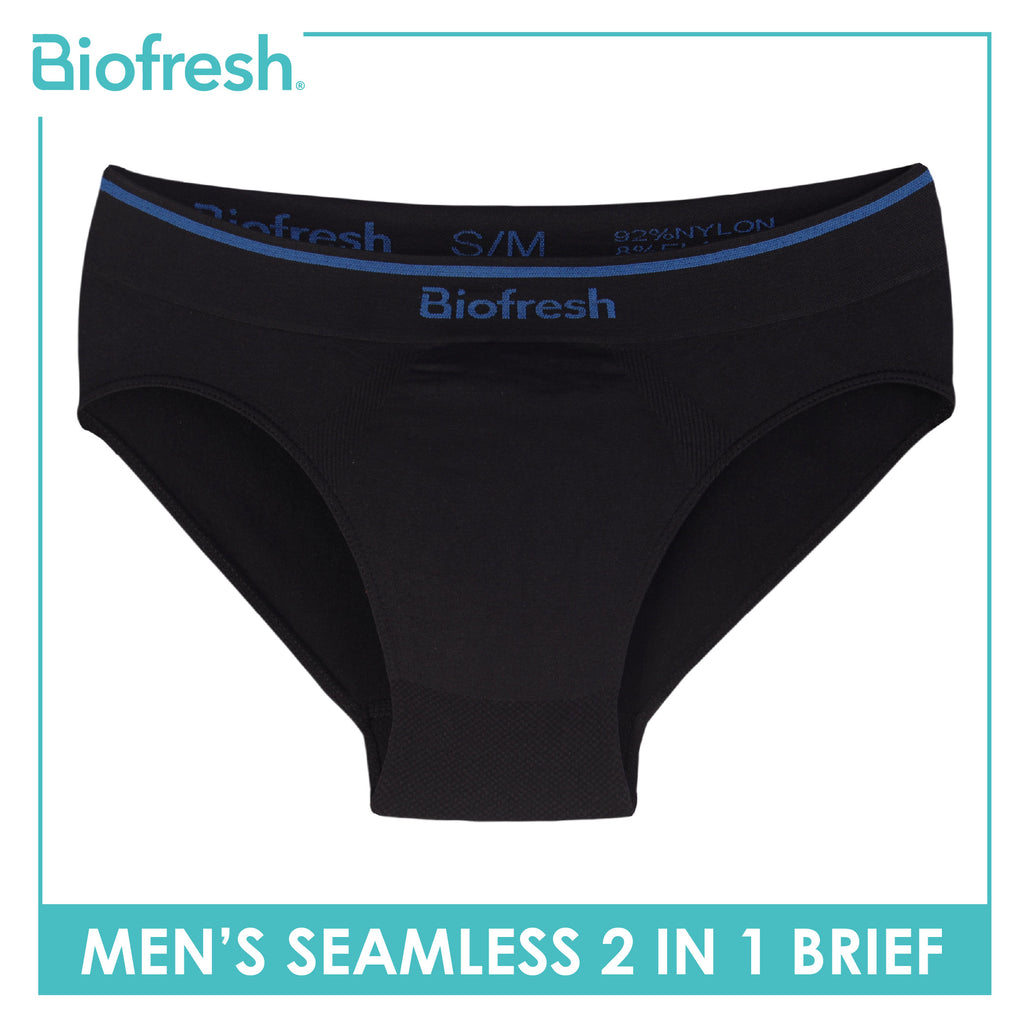 Biofresh Men's OVERRUNS Seamless Classic Brief 2 pieces in a pack UMBCSGCO1