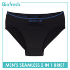 Biofresh Men's OVERRUNS Seamless Classic Brief 2 pieces in a pack UMBCSGCO1