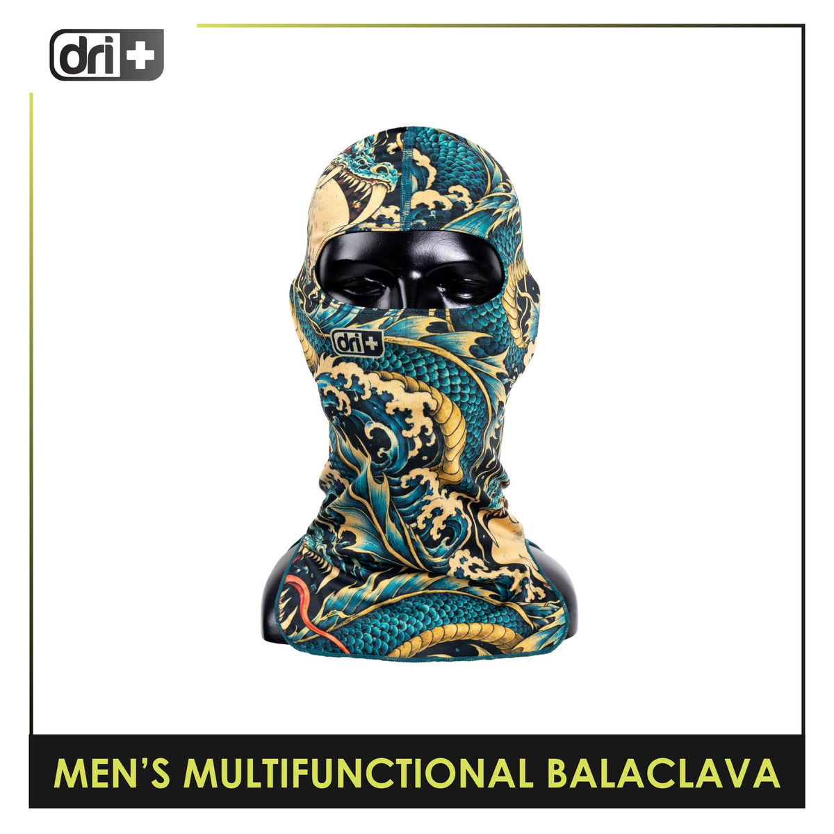 Dri Plus Men's Mystical Six Washable Moisture Wicking Balaclava 1 piece DUMB631