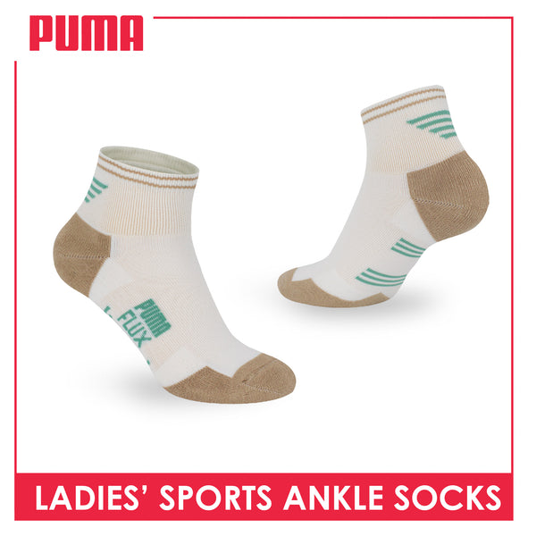 Puma Flux Ladies' Cotton Sports Ankle Socks 1 pair ZLSK531