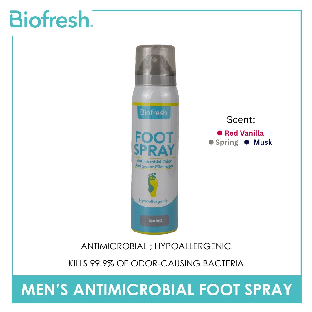 Biofresh Men’s Antimicrobial Foot Spray 1 piece FMFS03