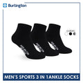 Burlington Men's Thick Sports Heavy Ankle socks 3 pairs in 1 pack 0222H