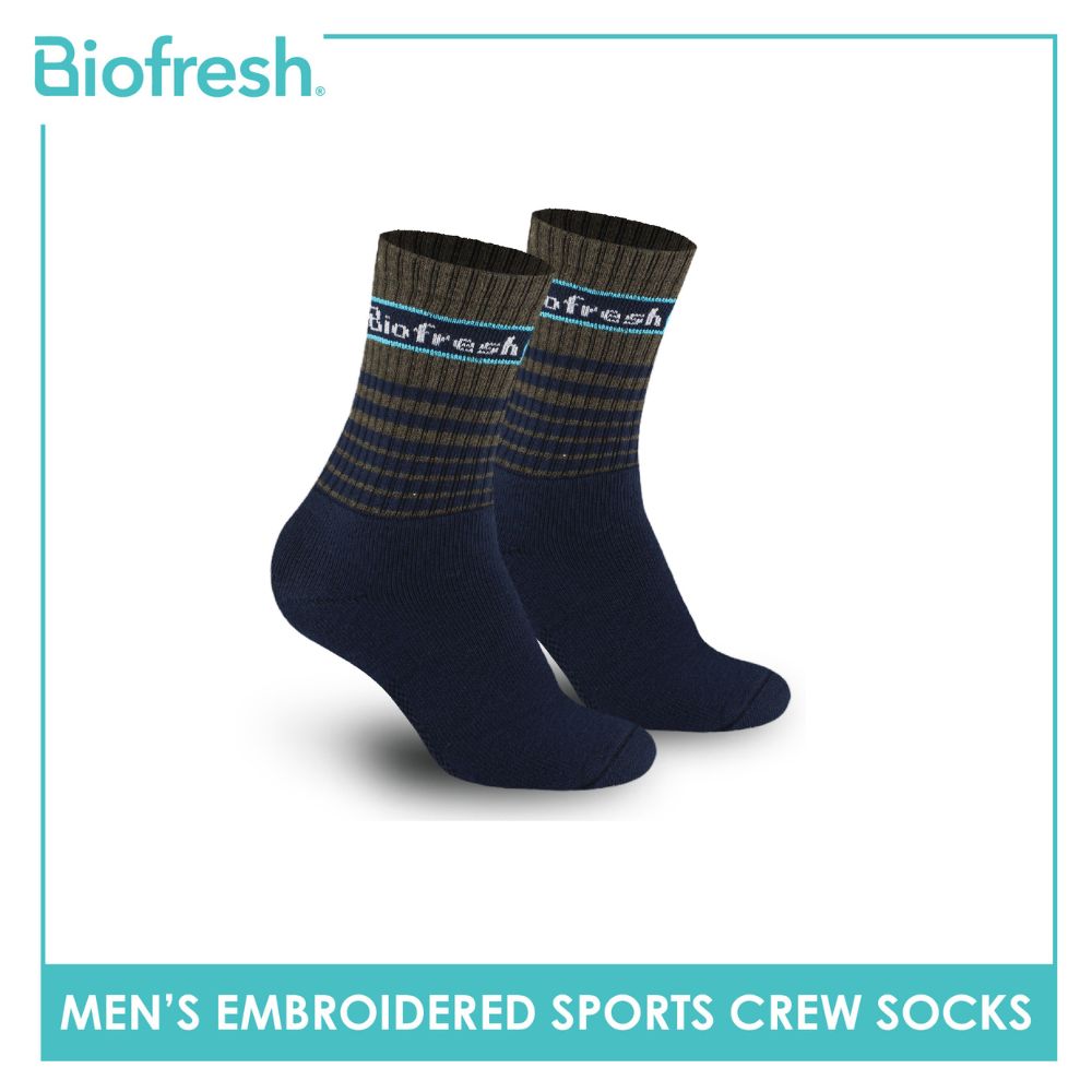 Biofresh Men's Antimicrobial Cotton Extreme Performance Ankle Socks 3 pairs in a pack RMSEG4402