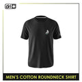 Dri plus Men's Cooltura Anti-Odor Sweat Wicking Cotton Roundneck Shirt Collection 1 piece DUMSRC614