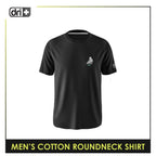 Dri plus Men's Cooltura Anti-Odor Sweat Wicking Cotton Roundneck Shirt Collection 1 piece DUMSRC614