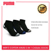 Puma Men's Cotton Lite Thin Casual Ankle Socks 3 pairs in a pack PMCKG12