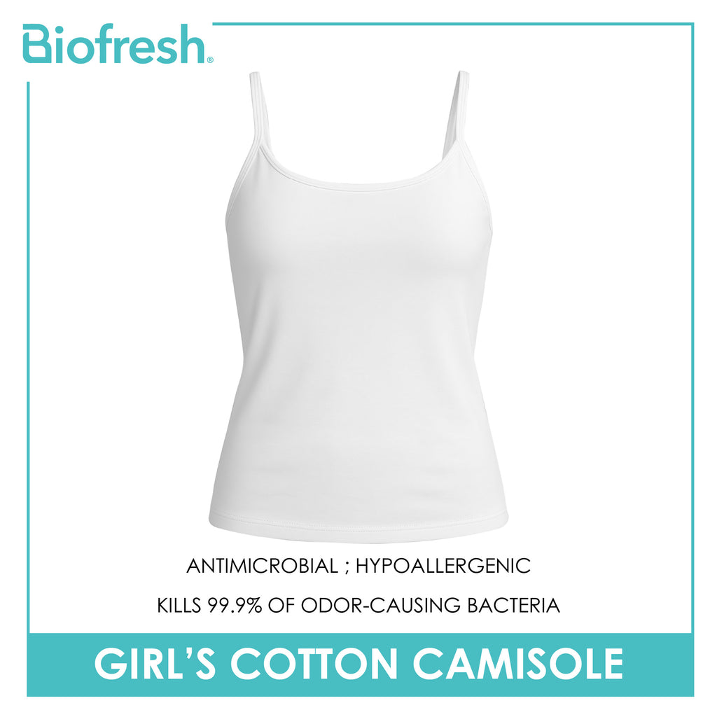 Biofresh Girls' Antimicrobial Cotton Padded Camisole 1 piece UGSC4201