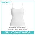 Biofresh Girls' Antimicrobial Cotton Padded Camisole 1 piece UGSC4201