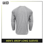 Dri Plus Men's Quick Dri Jerzip Long Sleeve 1 piece DUMSRLZ612