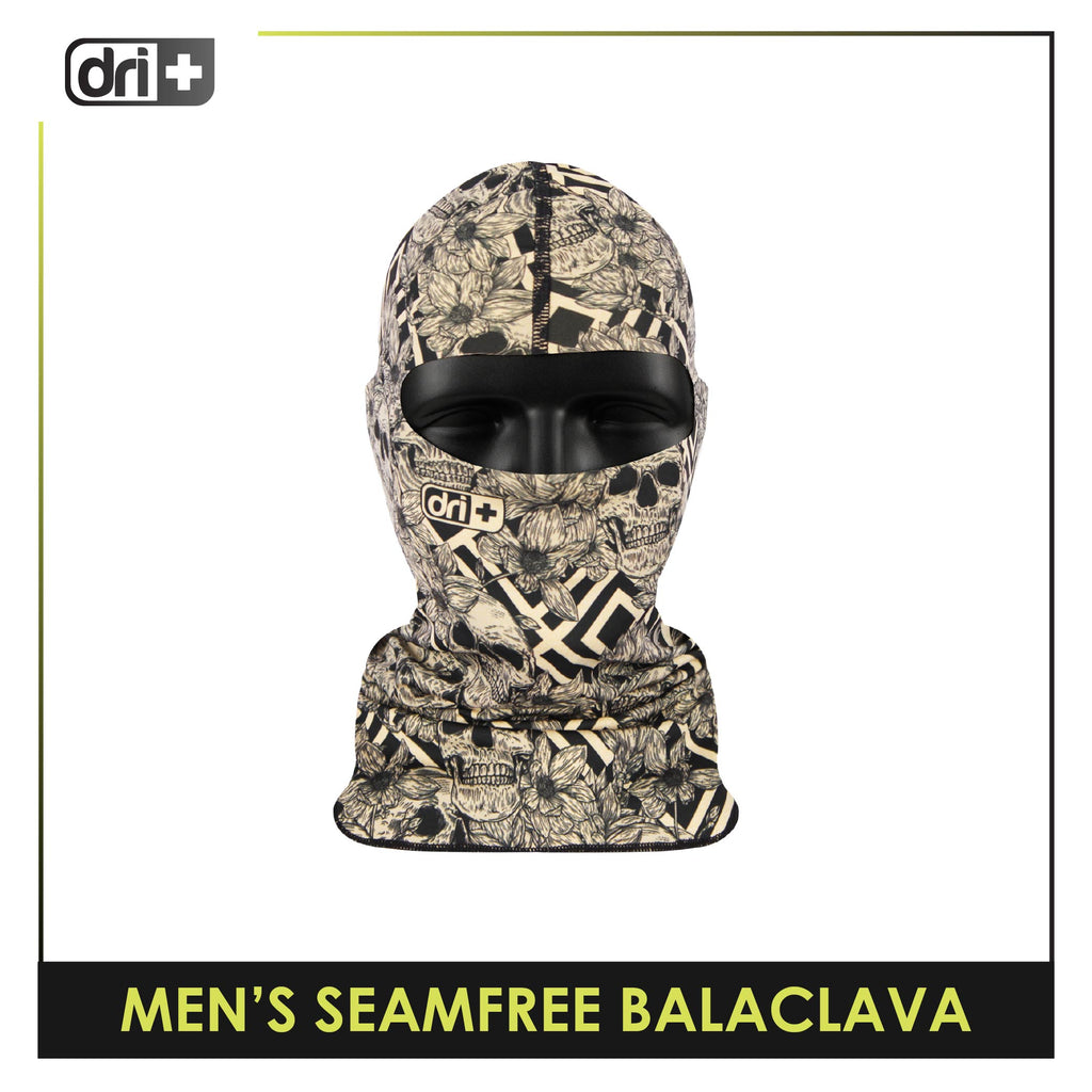 Dri Plus Men’s Scourge Seamfree Washable Moisture Wicking Balaclava 1 piece DUMB538