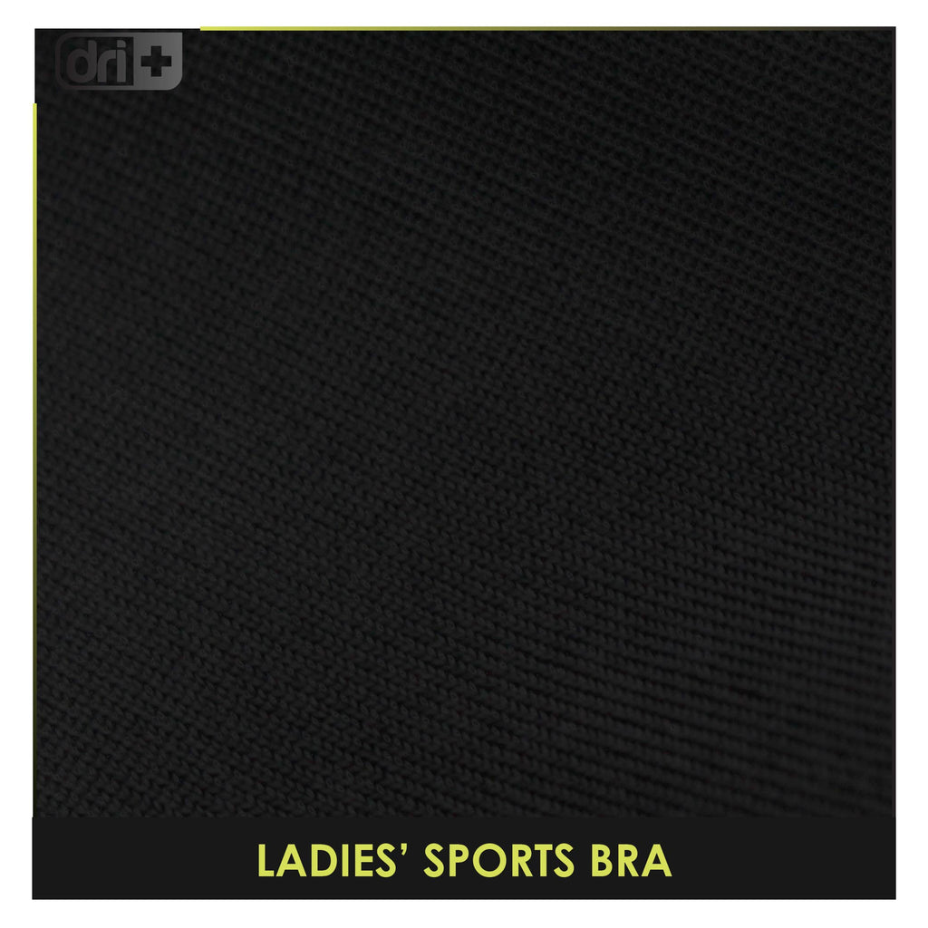 Dri plus Ladies’ Sports Bra 1 piece DULBR4201