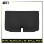 Dri plus Ladies’ Microcool Boyleg Panty 3 pieces in a pack DULPBG511