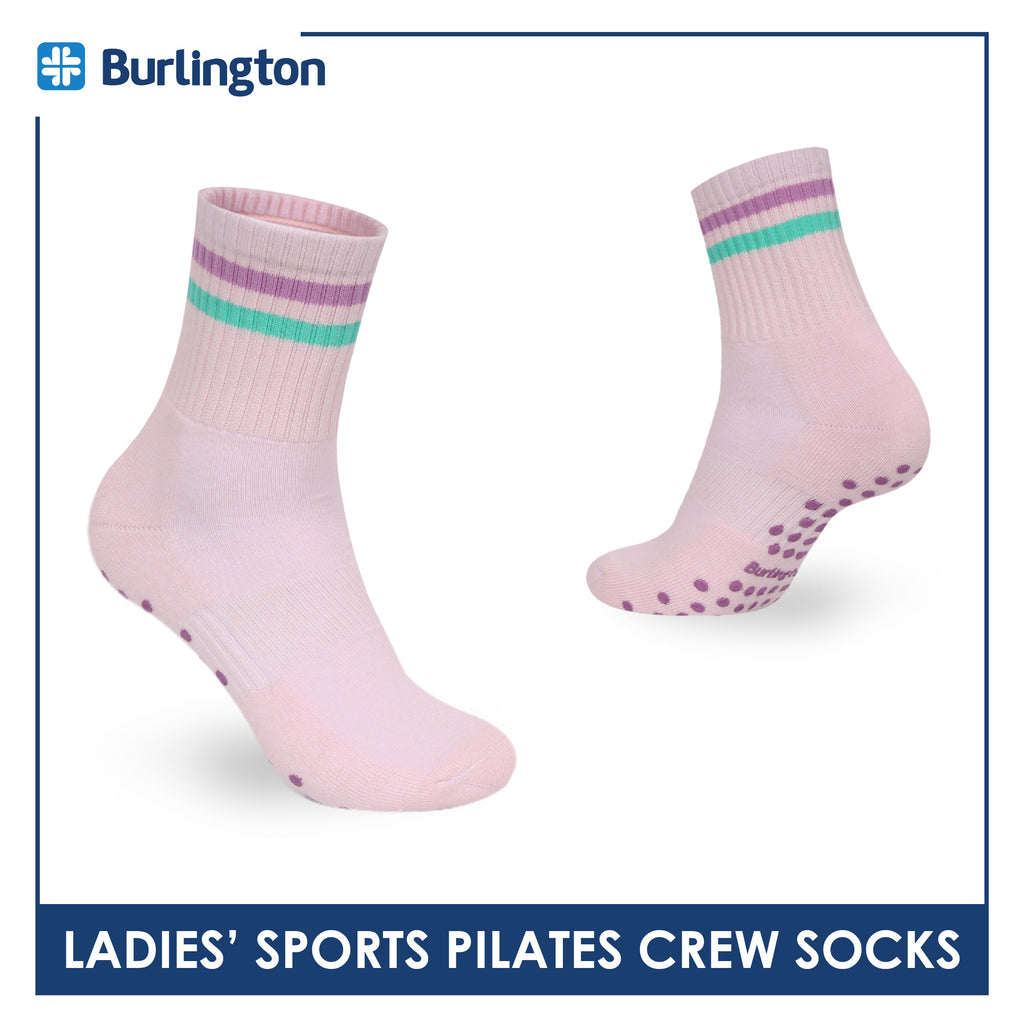 Burlington Ladies’ Pilates Sports Crew Socks 1 pair BLGS531