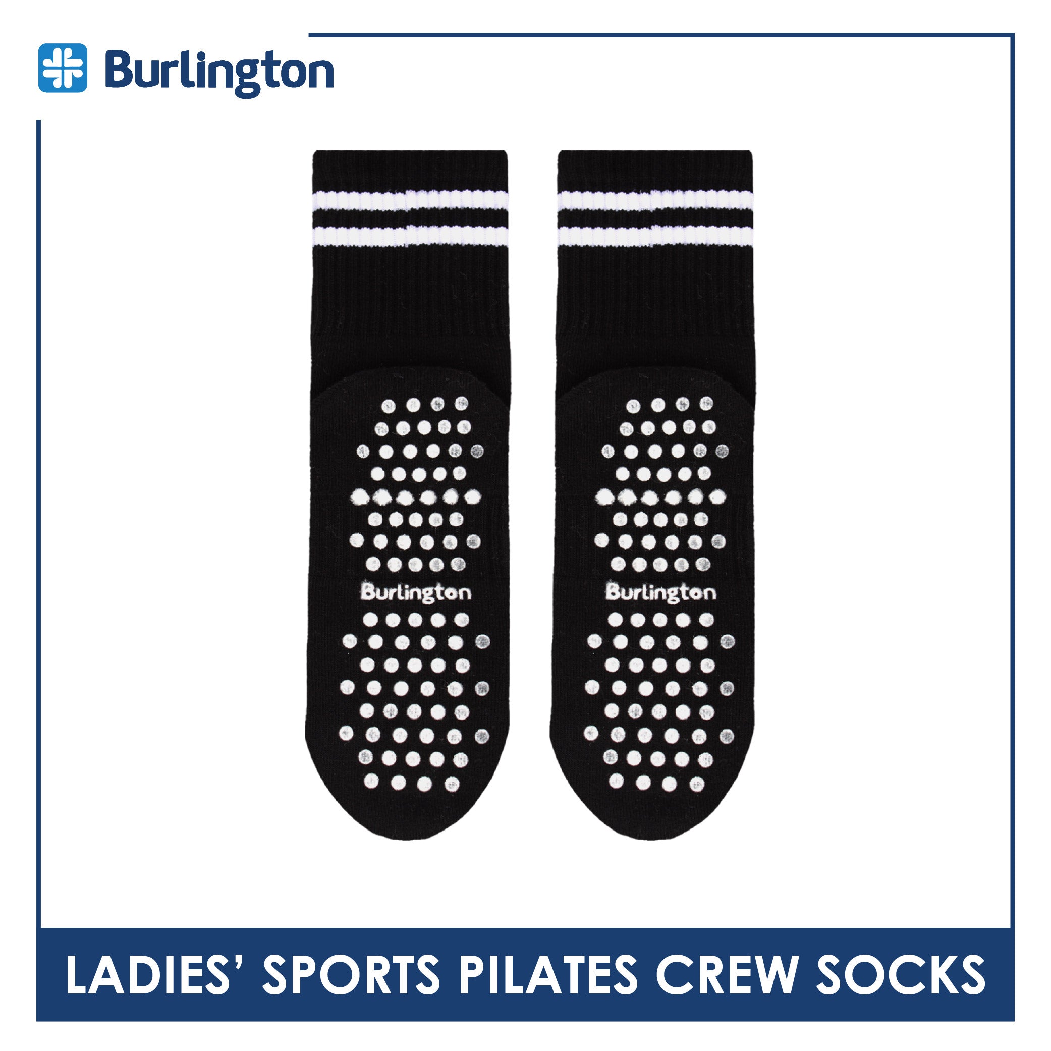 Burlington Ladies’ Pilates Sports Crew Socks 1 pair BLGS531