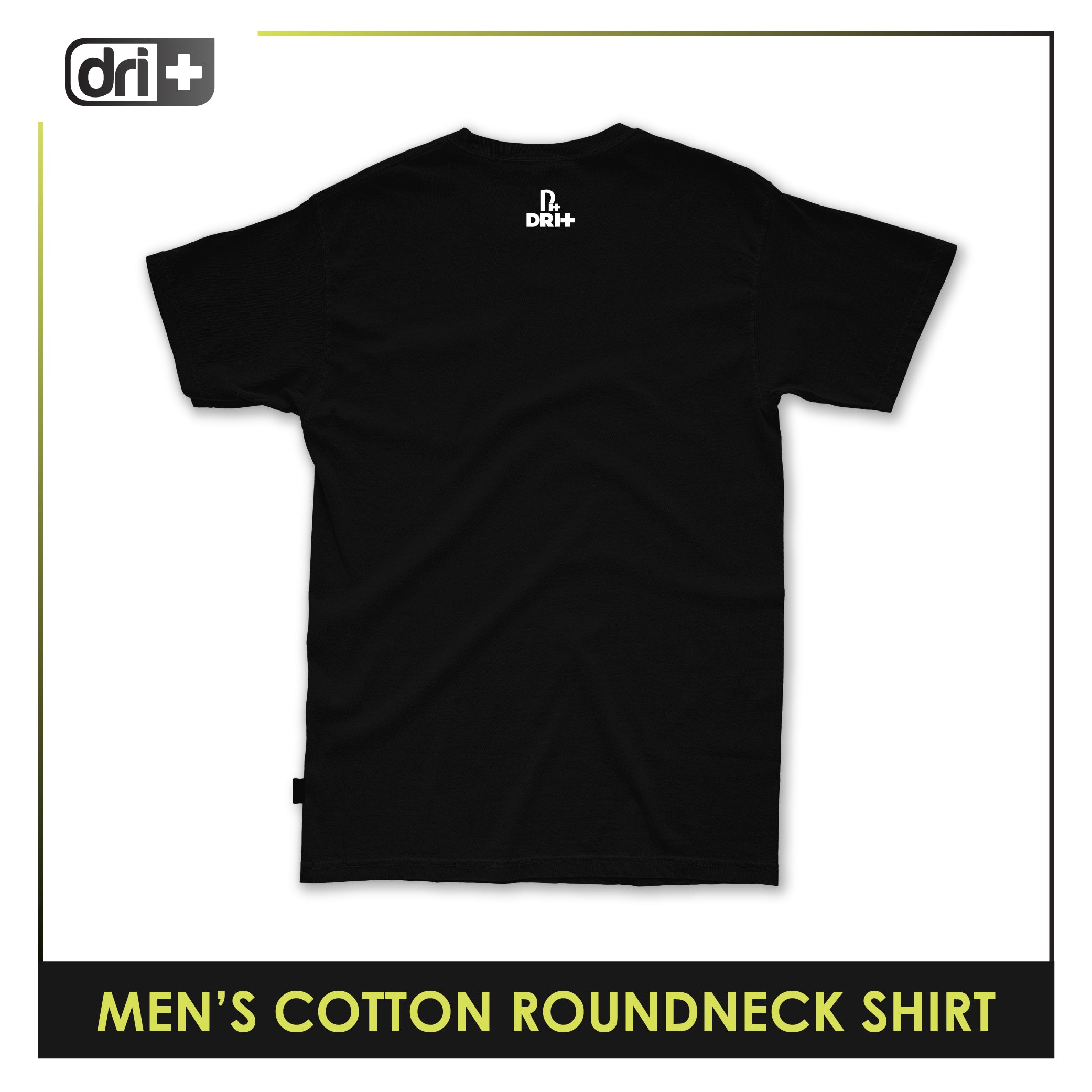 Dri Plus Beer Brothers Men’s Anti-Odor Sweat Wicking Cotton Roundneck Shirt 1 piece DUMSRC5310