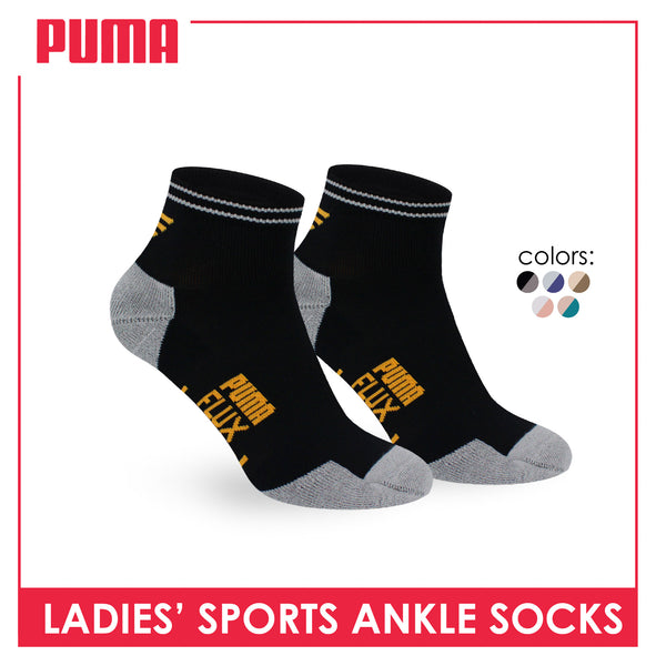 Puma Flux Ladies' Cotton Sports Ankle Socks 1 pair ZLSK531