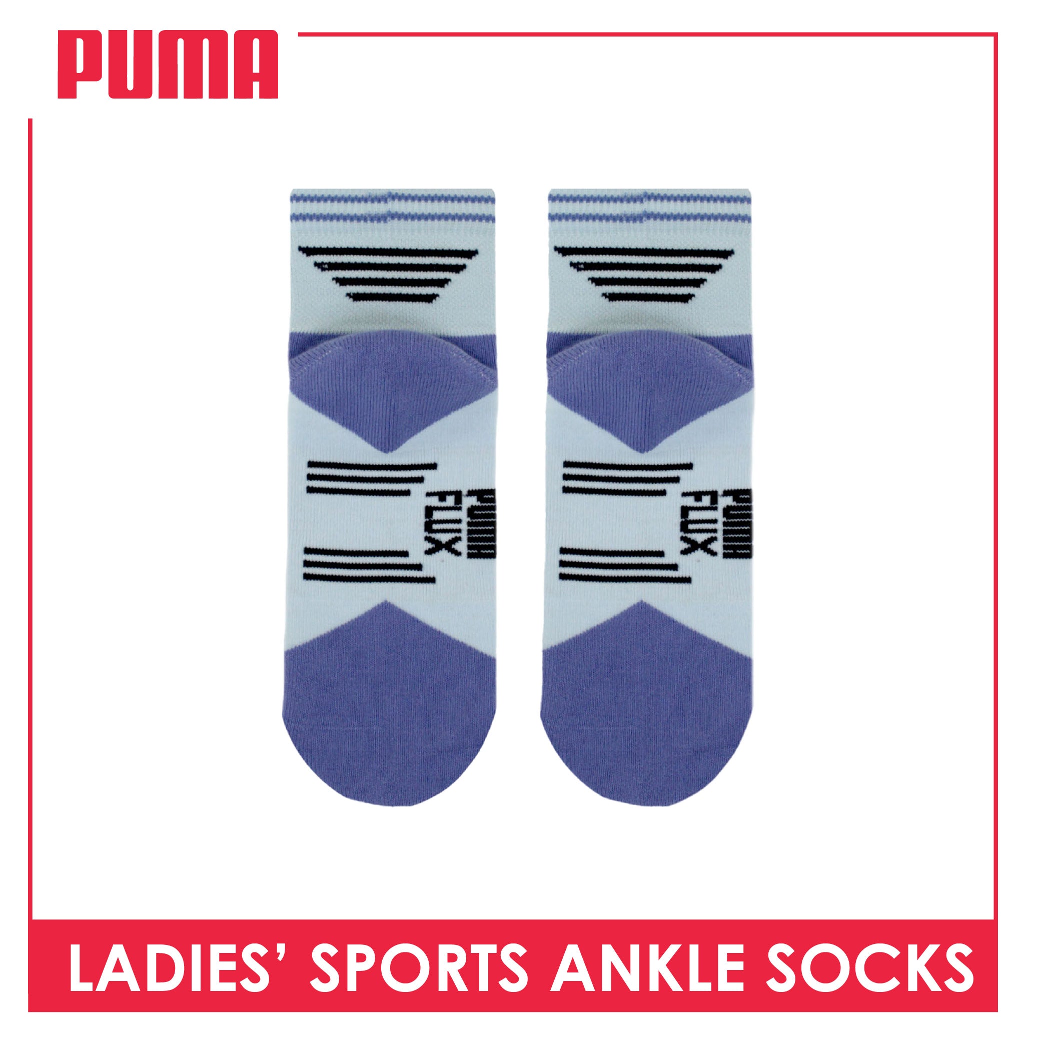 Puma Flux Ladies' Cotton Sports Ankle Socks 1 pair ZLSK531