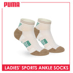 Puma Flux Ladies' Cotton Sports Ankle Socks 1 pair ZLSK531
