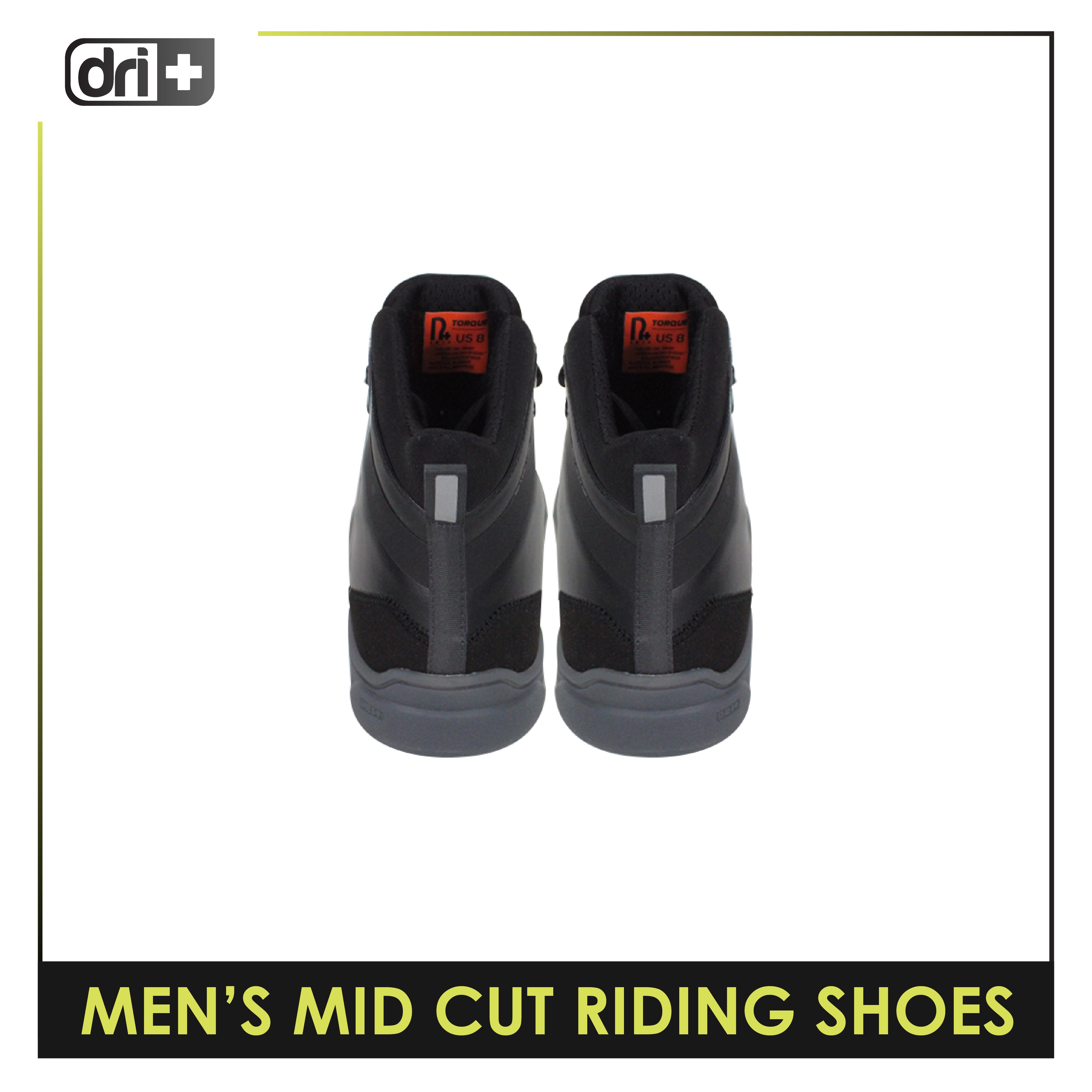 Dri Plus Men’s DRI+RIDE Torque Suede Leather Mid Cut Sneaker Shoes HDMH532