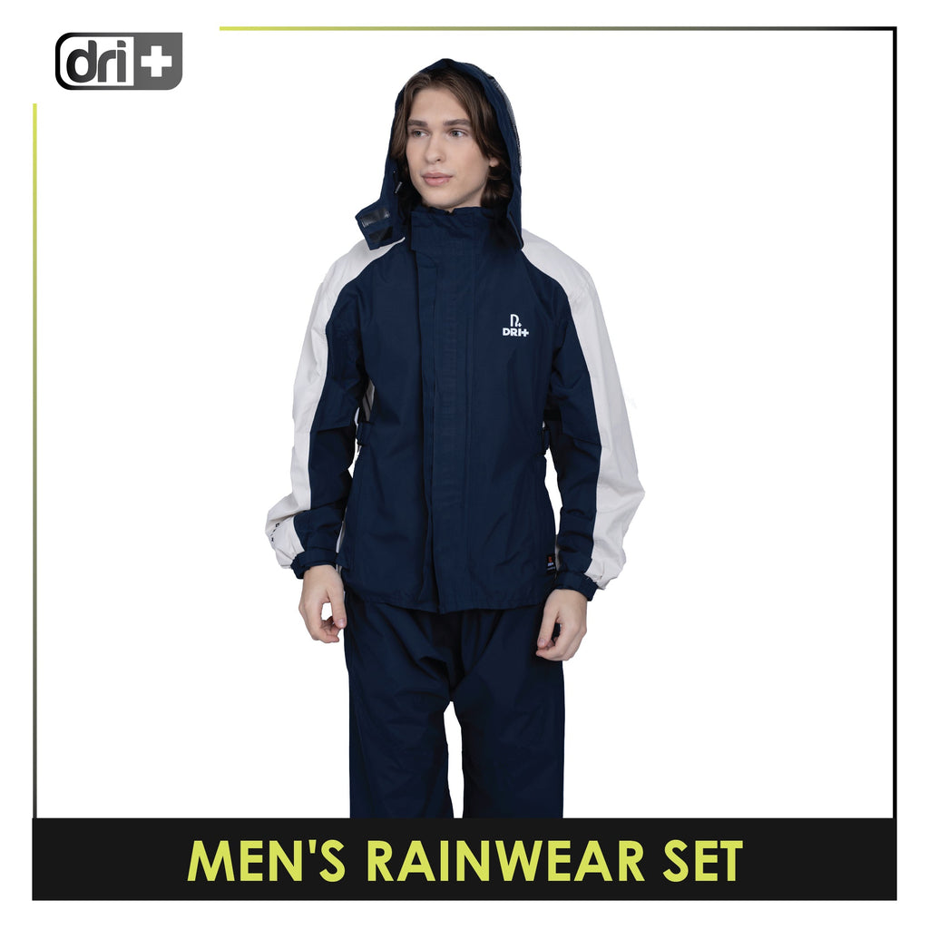 Dri plus Men’s Lightweight Quick Dri Rainstorm Waterproof Rainwear Set DMRW531