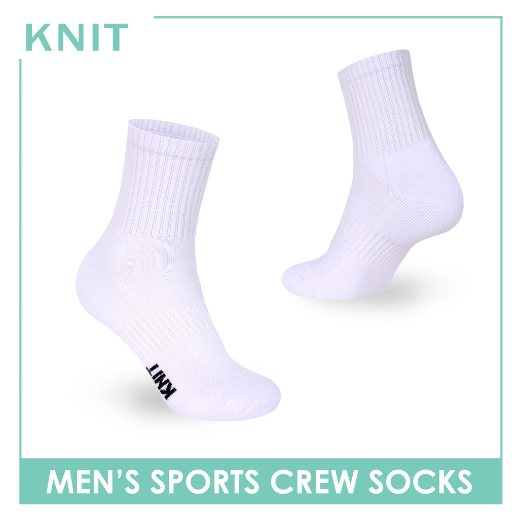 Knit Men's Cotton Thick Sports Crew Socks 1 pair KMSK1