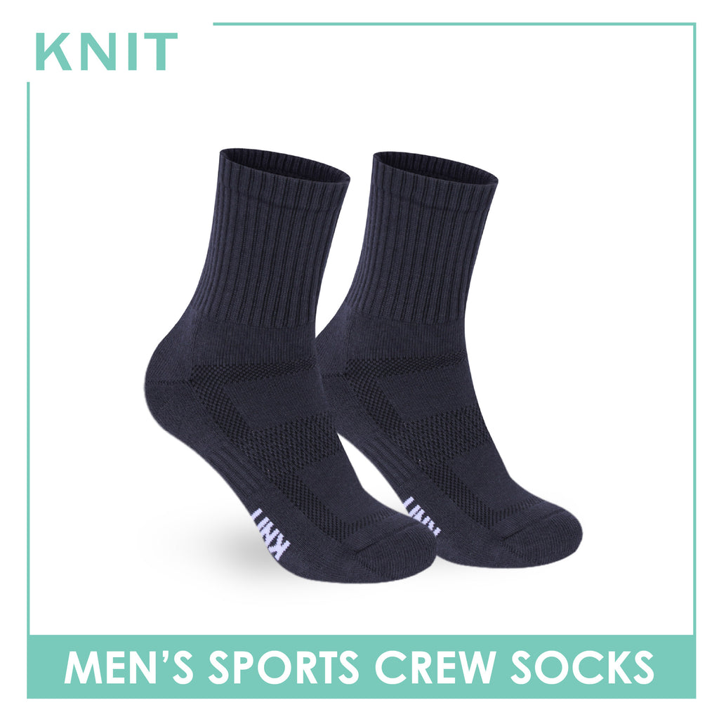 Knit Men's Cotton Thick Sports Crew Socks 1 pair KMSK1