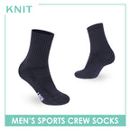 Knit Men's Cotton Thick Sports Crew Socks 1 pair KMSK1