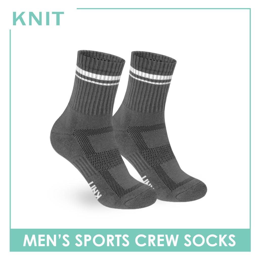 Knit Men's Cotton Thick Sports Crew Socks 1 pair KMSK1