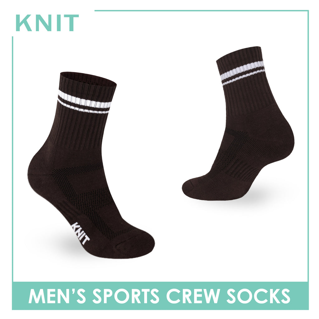 Knit Men's Cotton Thick Sports Crew Socks 1 pair KMSK1