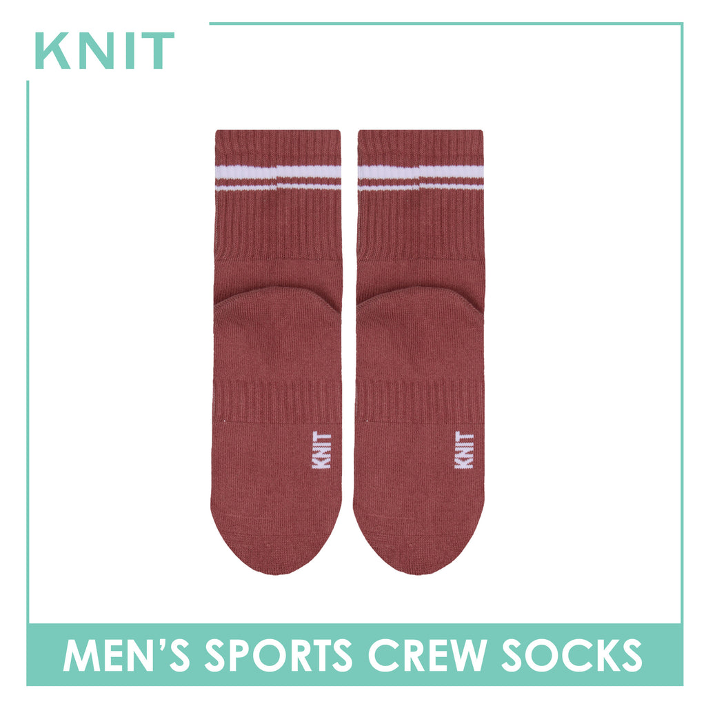 Knit Men's Cotton Thick Sports Crew Socks 1 pair KMSK1