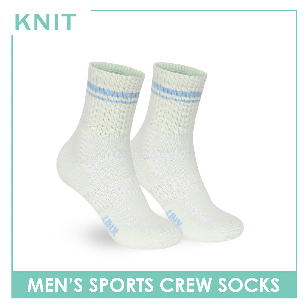 Knit Men's Cotton Thick Sports Crew Socks 1 pair KMSK1