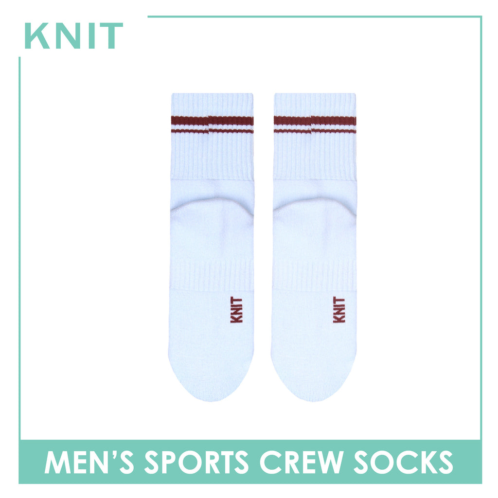 Knit Men's Cotton Thick Sports Crew Socks 1 pair KMSK1