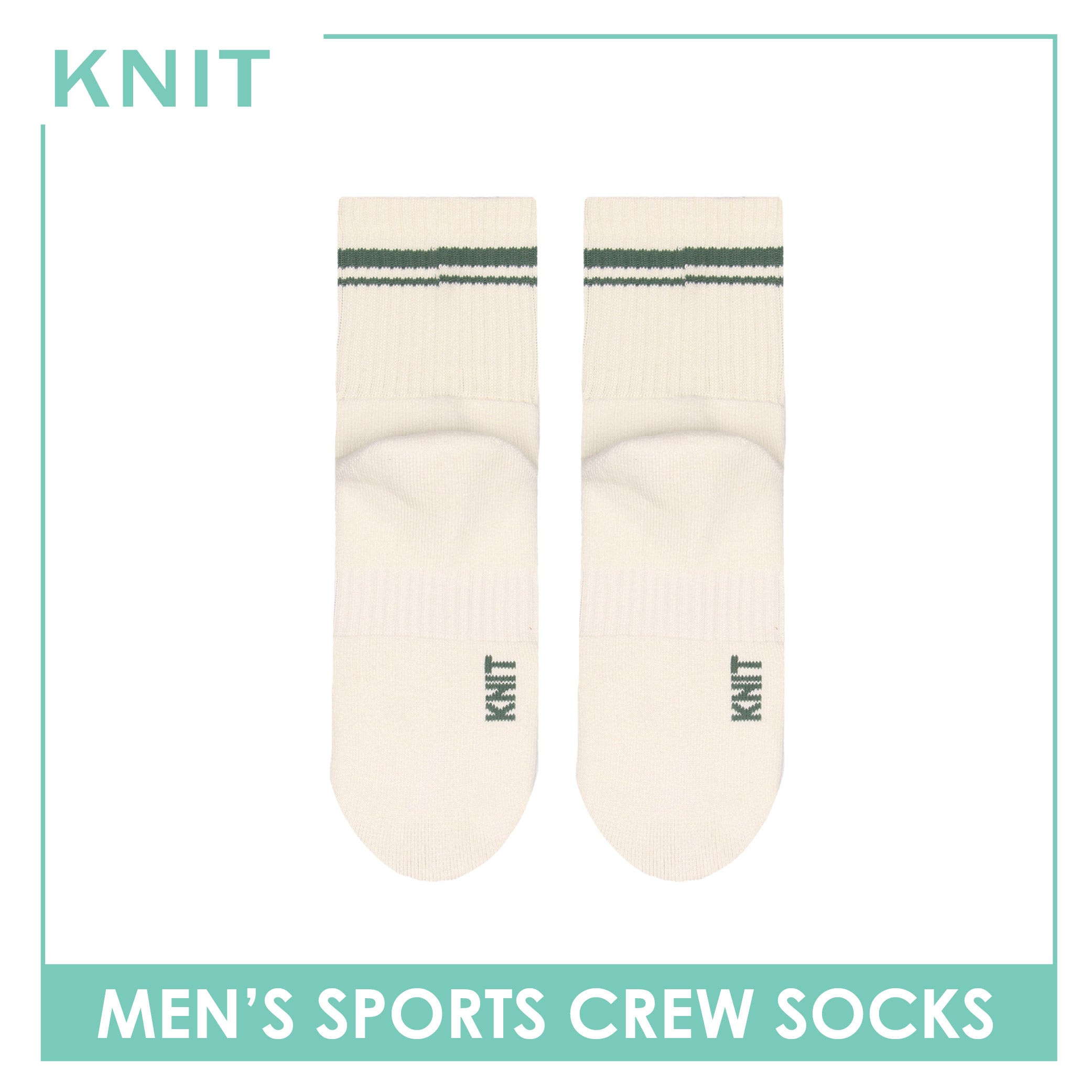 Knit Men's Cotton Thick Sports Crew Socks 1 pair KMSK1