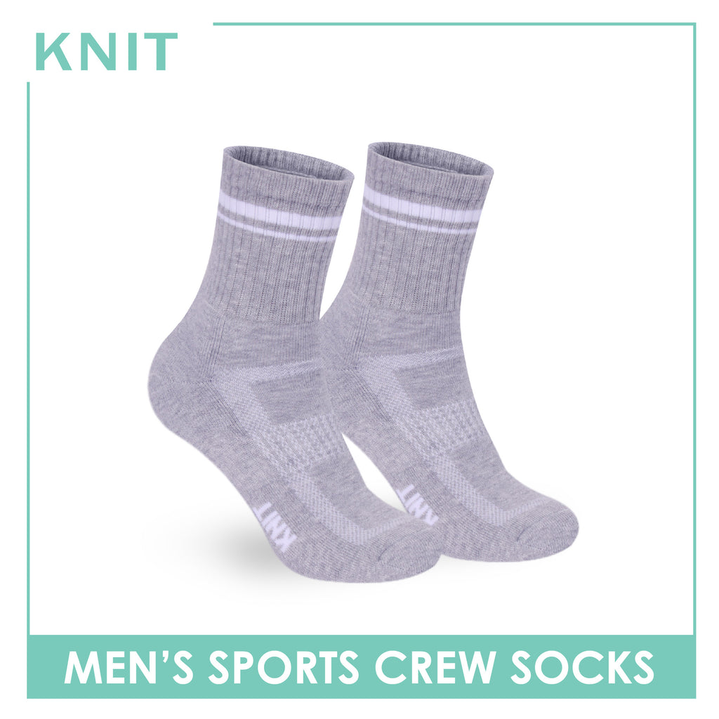 Knit Men's Cotton Thick Sports Crew Socks 1 pair KMSK1