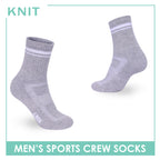 Knit Men's Cotton Thick Sports Crew Socks 1 pair KMSK1