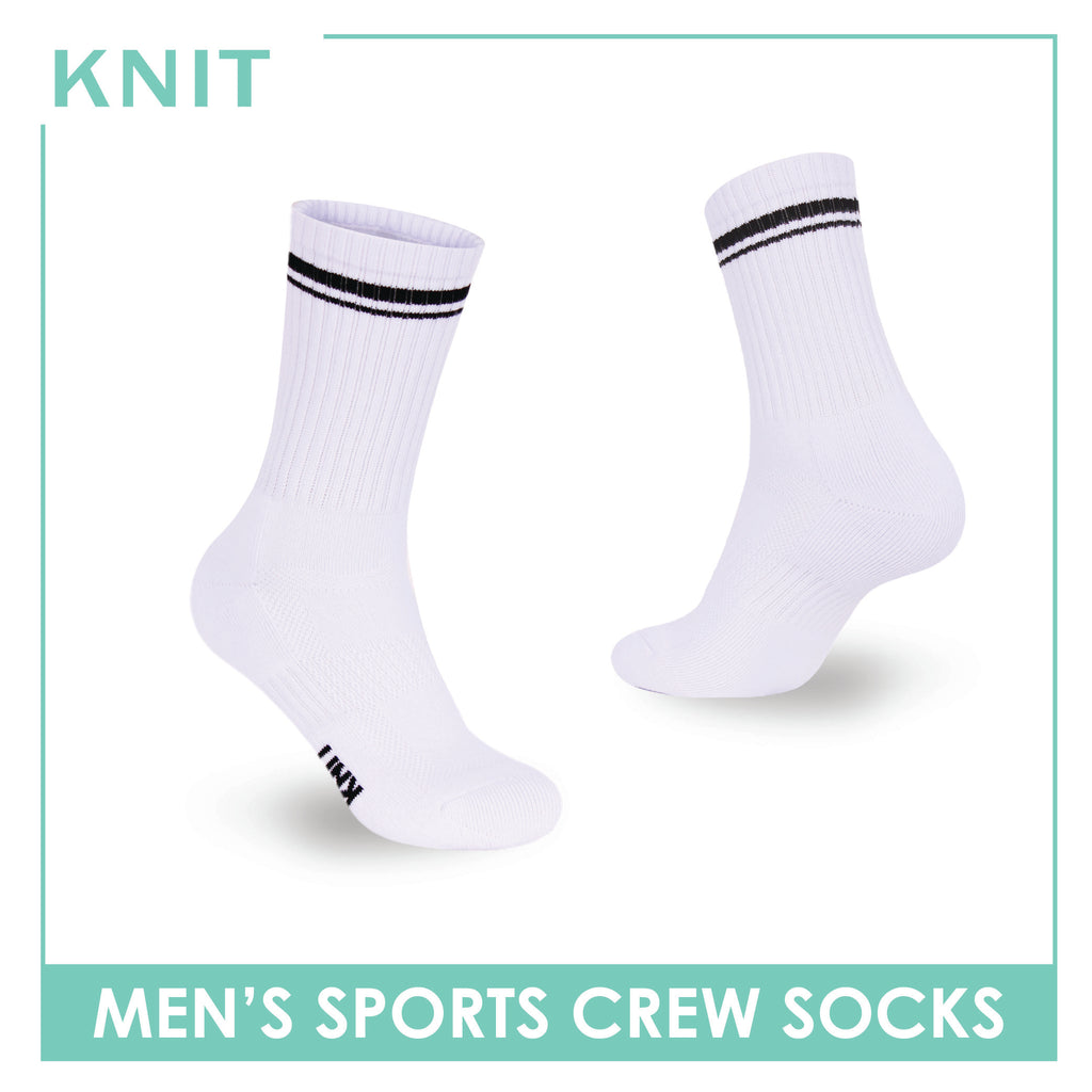 Knit Men's Cotton Thick Sports Crew Socks 1 pair KMSK2
