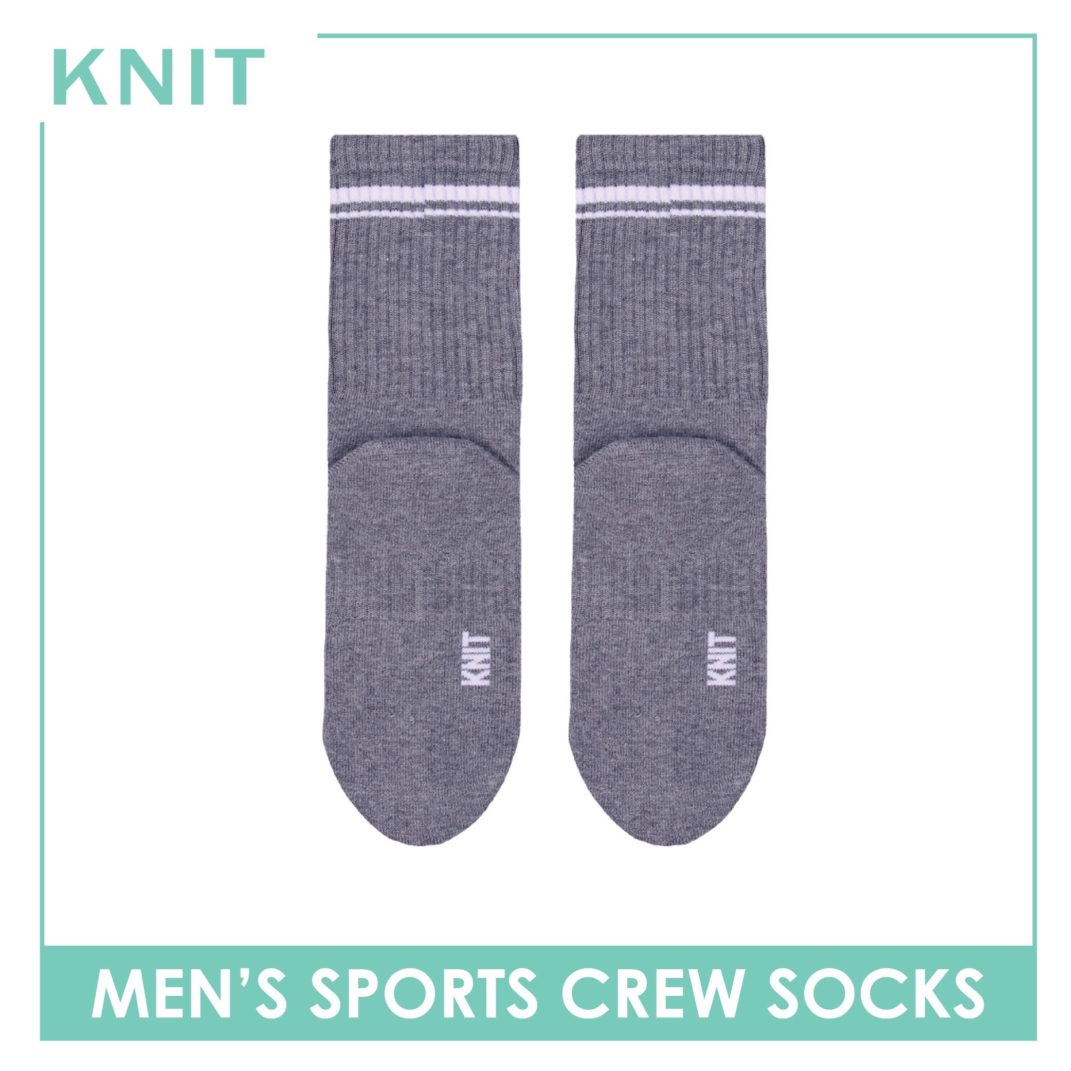 Knit Men's Cotton Thick Sports Crew Socks 1 pair KMSK2