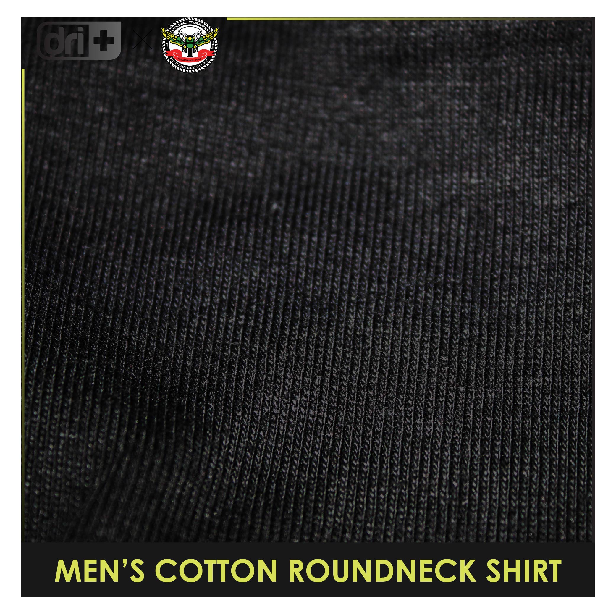 Dri Plus x NFMCP Men's Anti-Odor Sweat Wicking Cotton Roundneck Shirt 1 pc EMCSRNFMCP2