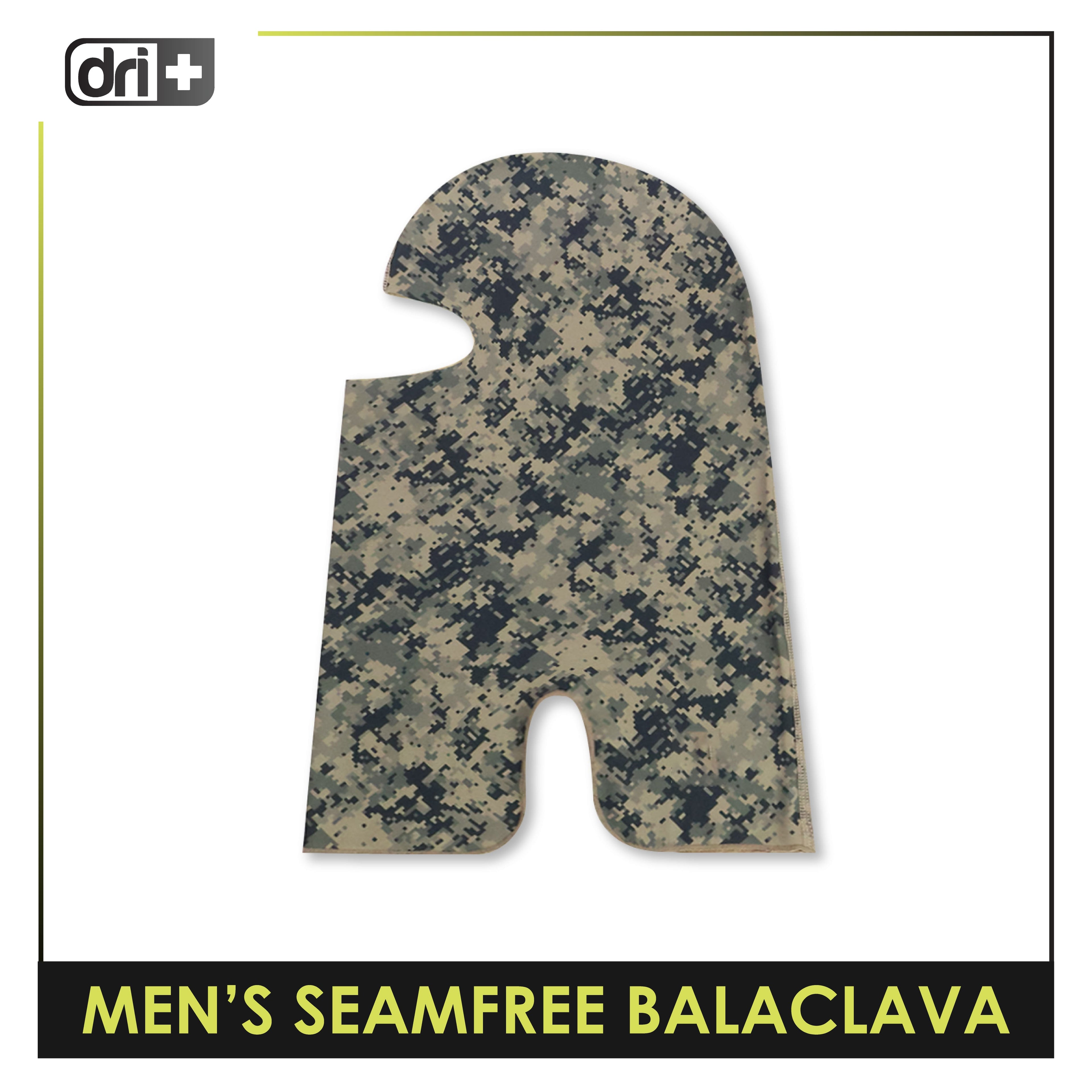 Dri Plus Men’s Camo Seamfree Washable Moisture Wicking Balaclava 1 piece DUMBS612