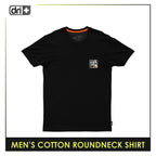 Dri plus Men's Cooltura Anti-Odor Sweat Wicking Cotton Roundneck Shirt 1 piece DUMSRC615