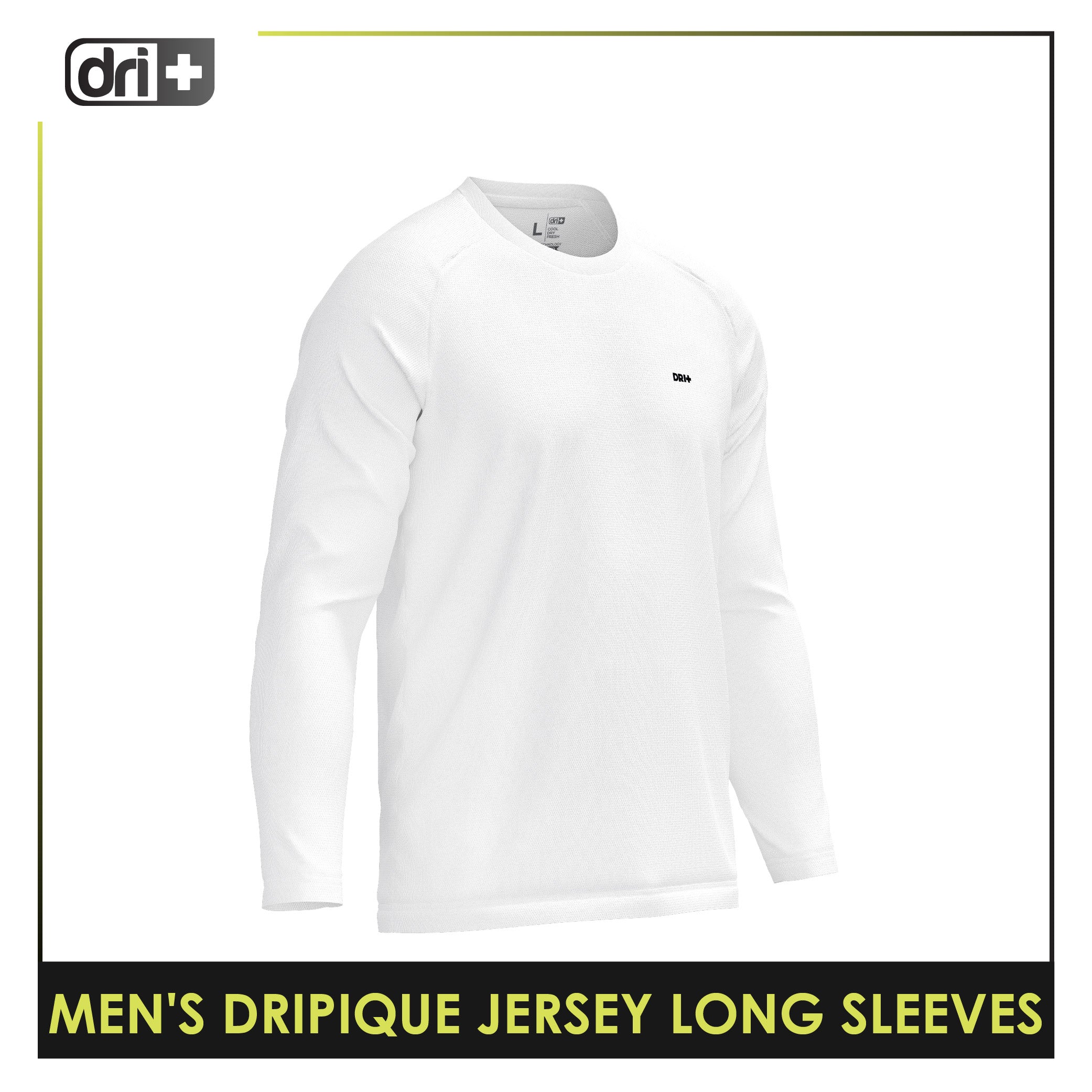 Dri Plus Men’s DRIPIQUE Collection Jersey Long Sleeves 1pc DUMSRLN521