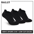 Bally Men's Premium Cotton Thick Sports Low Cut Socks 3 pairs in 1 pack YMSKG4