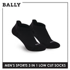 Bally Men's Premium Cotton Thick Sports Low Cut Socks 3 pairs in 1 pack YMSKG4