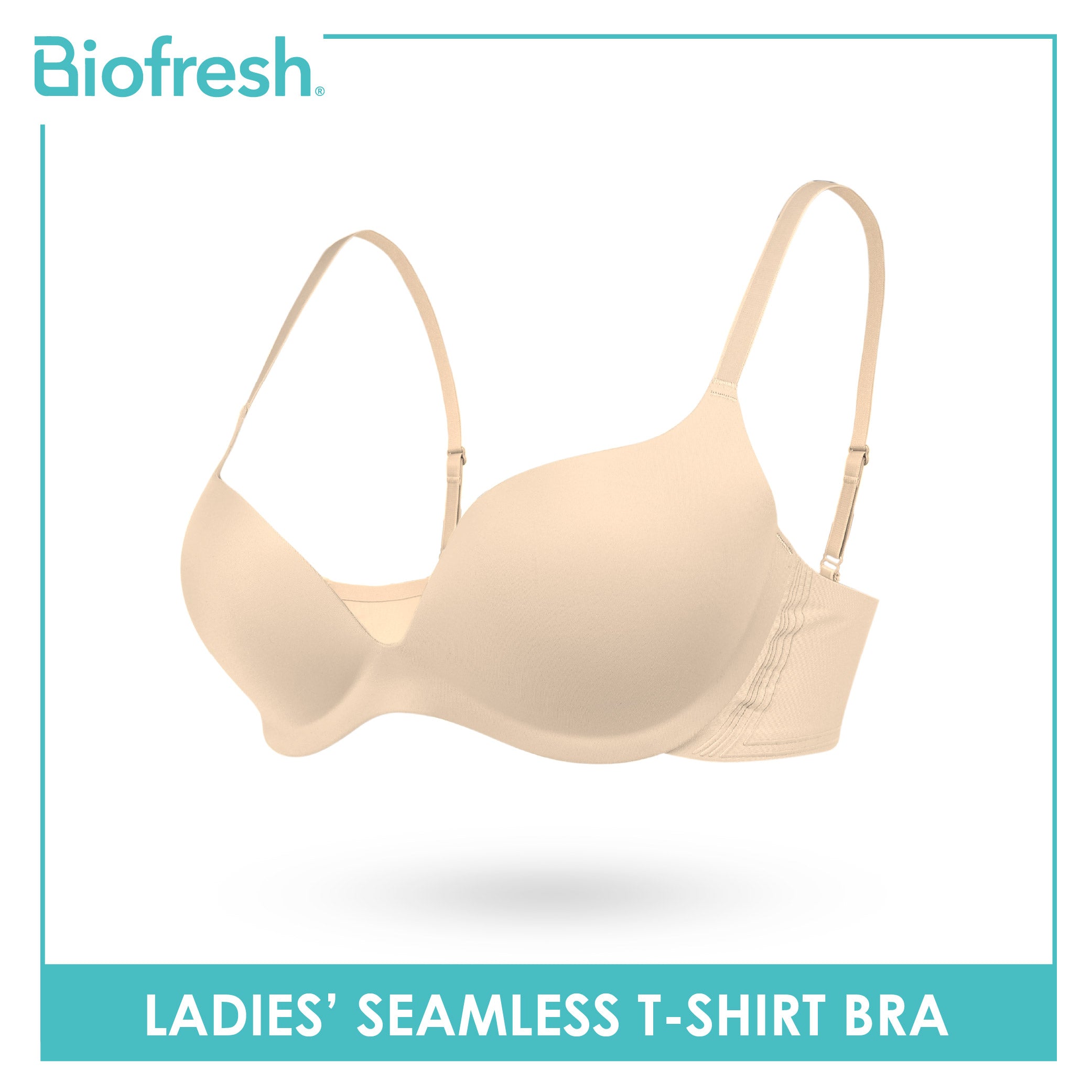 Biofresh Ladies’ Seamless T-Shirt Bra 1 piece ULBR611