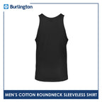 Burlington Men's Cotton Roundneck Sleeveless Shirt 1 piece GTMSSC1