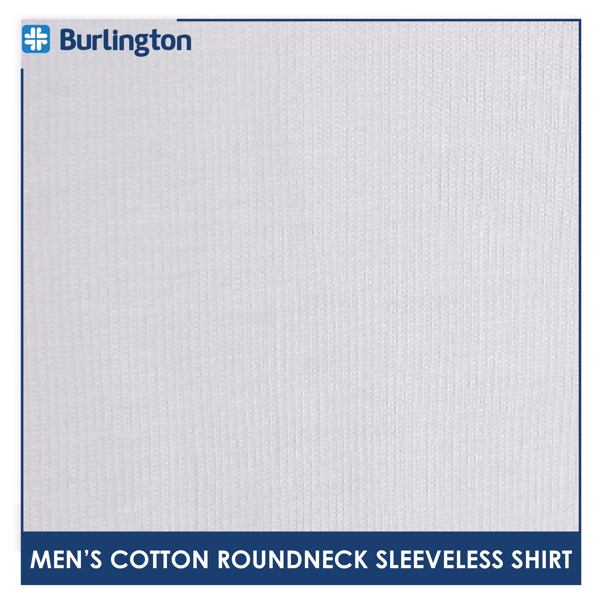 Burlington Men's Cotton Roundneck Sleeveless Shirt 1 piece GTMSSC1