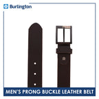 Burlington Men's Prong Buckle Genuine Leather Belt 1 piece JMLP611