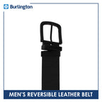Burlington Men's Reversible Genuine Leather Belt 1 piece JMLR612
