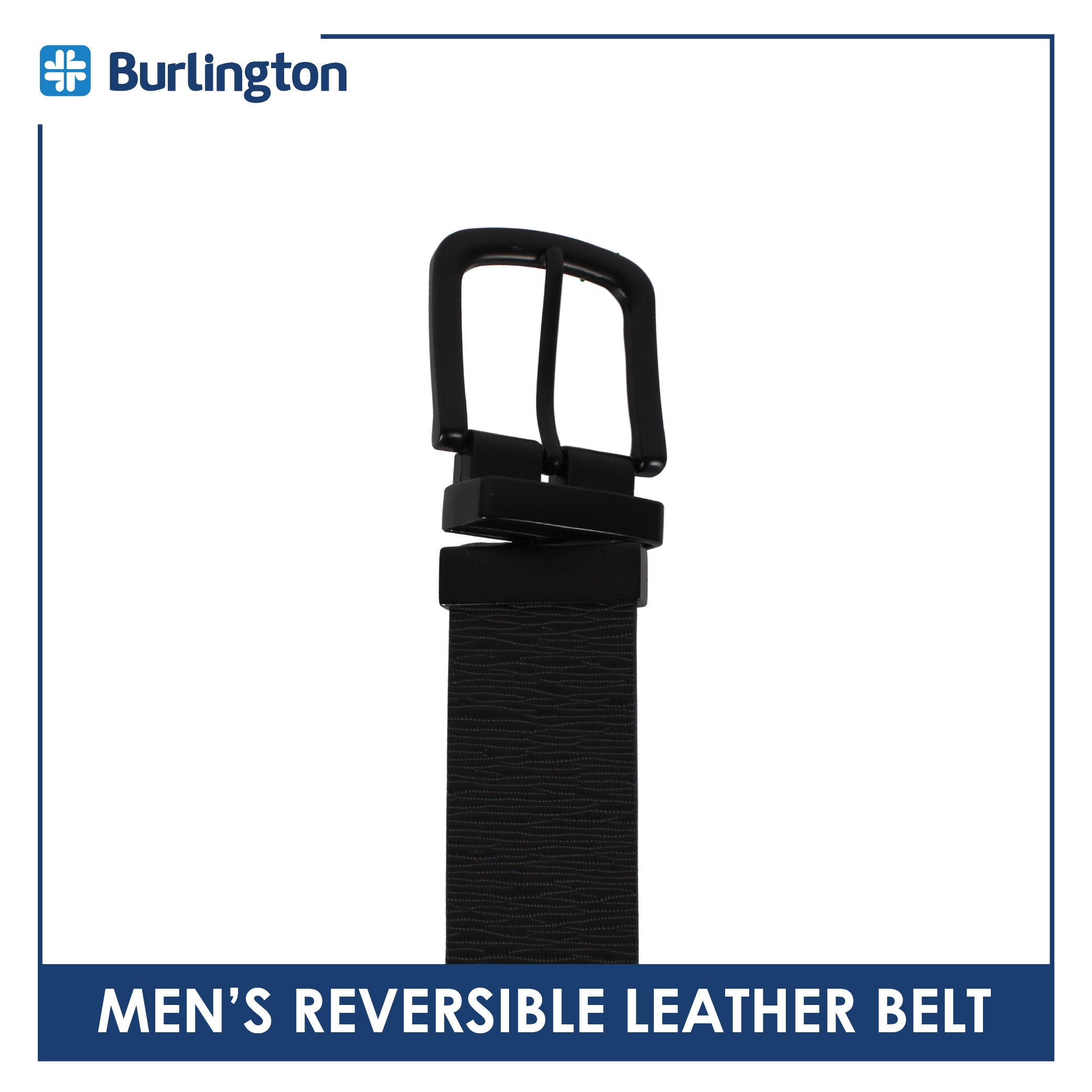 Burlington Men's Reversible Genuine Leather Belt 1 piece JMLR612