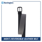 Burlington Men's Reversible Genuine Leather Belt 1 piece JMLR612